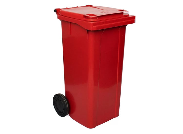 Lixeira Carrinho Coletor 120L