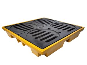 Pallet de Contenção 4 Tambores 150L – Baixo