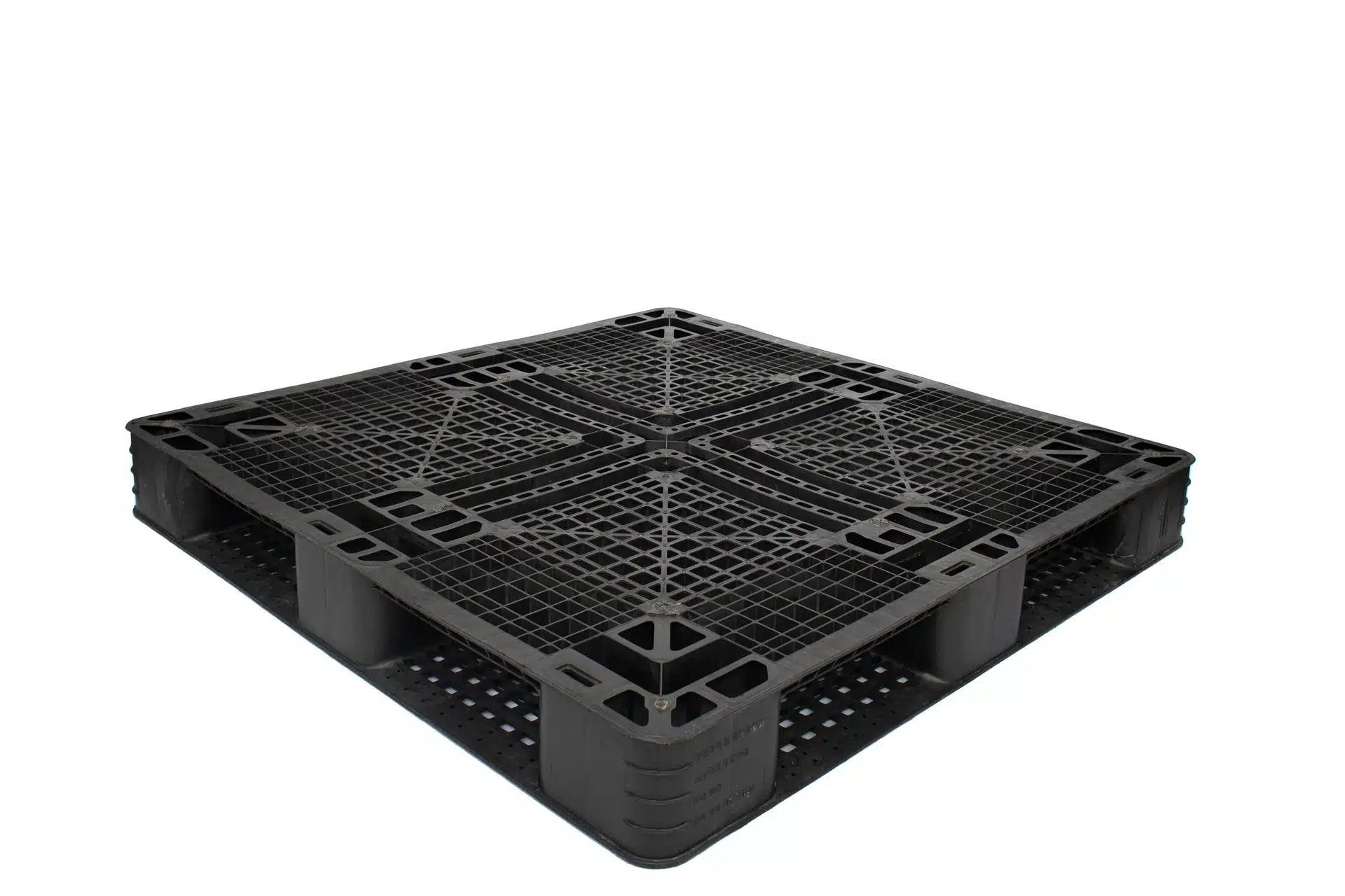 Pallet Plástico Eko 100×100×12 Travado (Rackável)