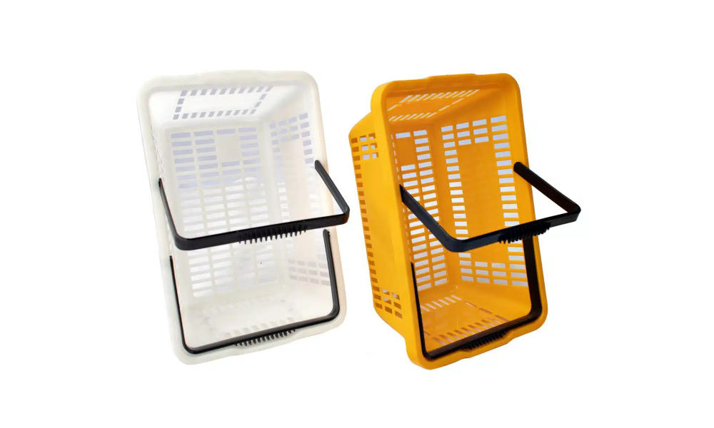 Cesta plástica de supermercado 45x29x20