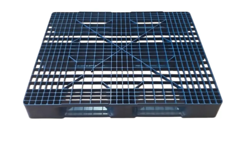 Pallet Plástico Azul 100×120×15 (Travado Azul)