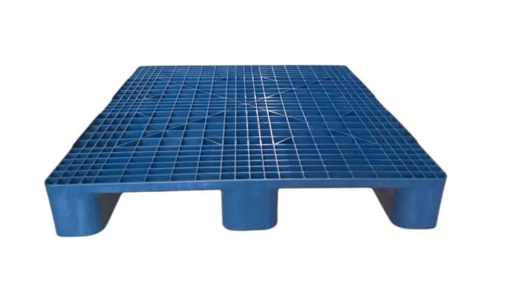 Pallet Plástico Azul 100×120×15 (Travado Azul)
