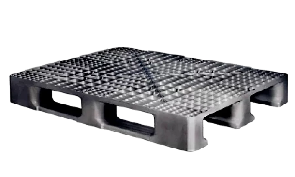 Pallet Plástico 100x120x15 Travado 1