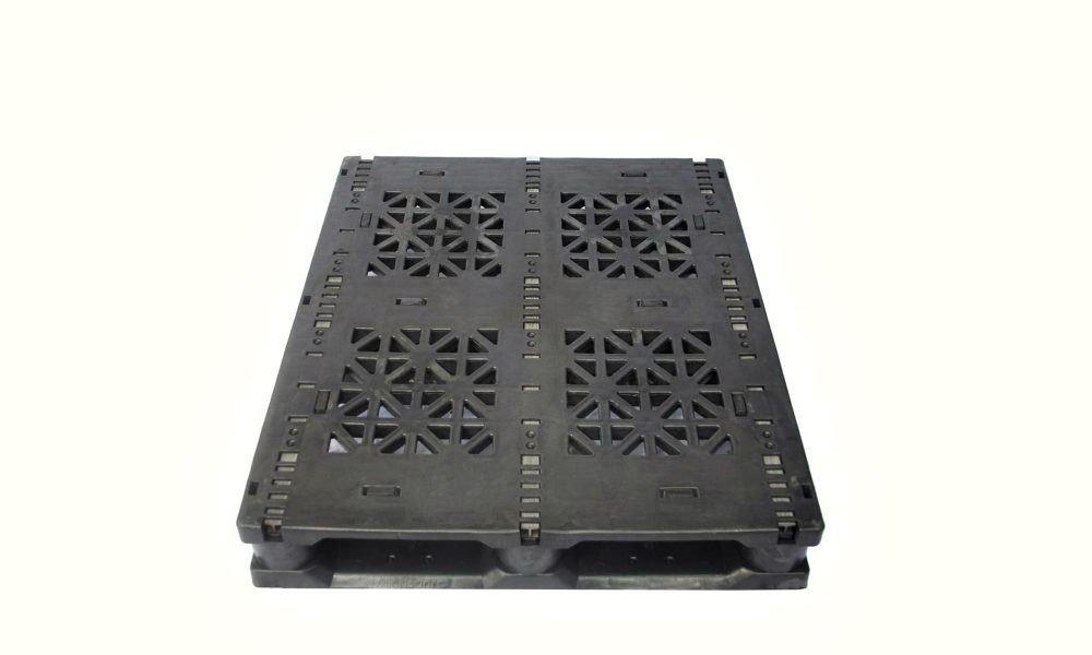 Pallet Plástico Travado 80x100x14