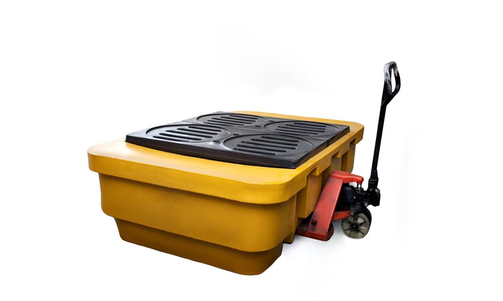 Pallet de contenção para IBC de 1000 litros com bacia de 420L