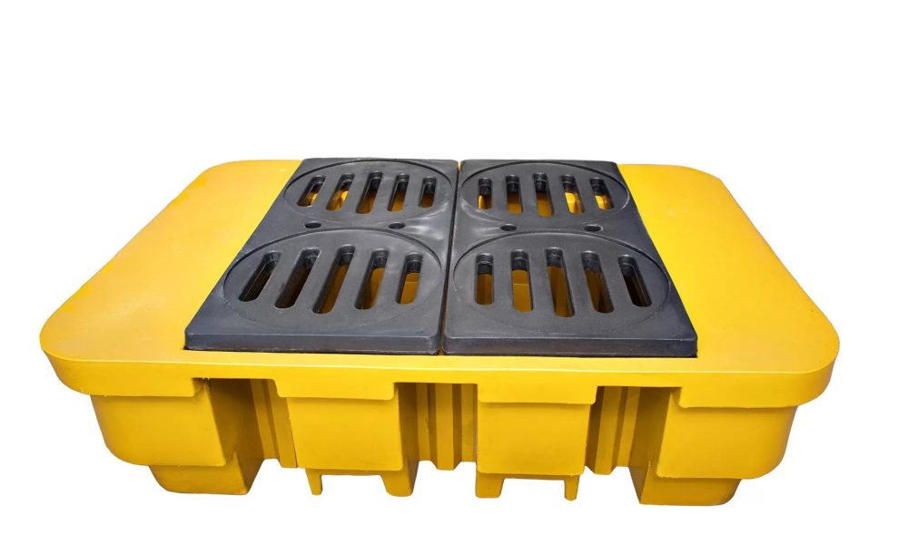 Pallet de contenção para IBC de 1000 litros com bacia de 420L