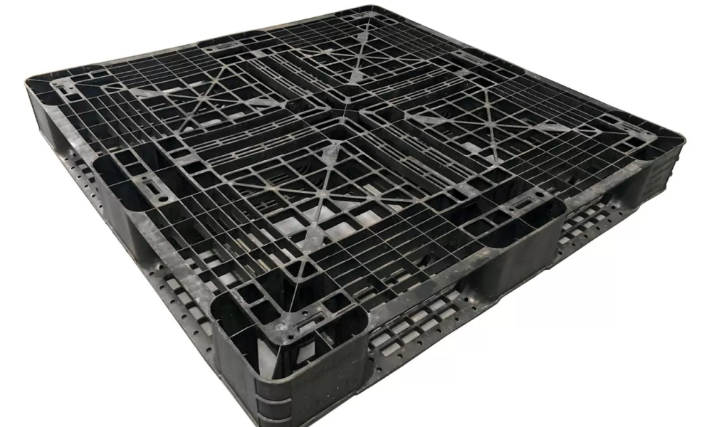 Pallet Plástico Eko 100×100×12 Travado (Rackável)