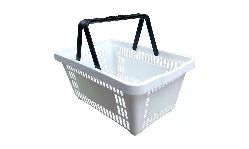 Cesta plástica de supermercado 45x29x20