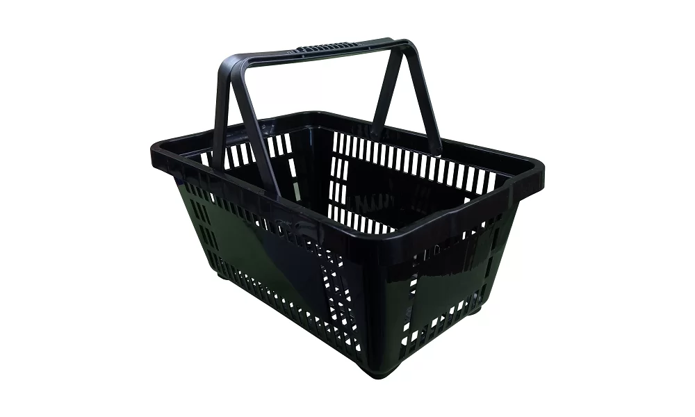 Cesta plástica de supermercado 45x29x20