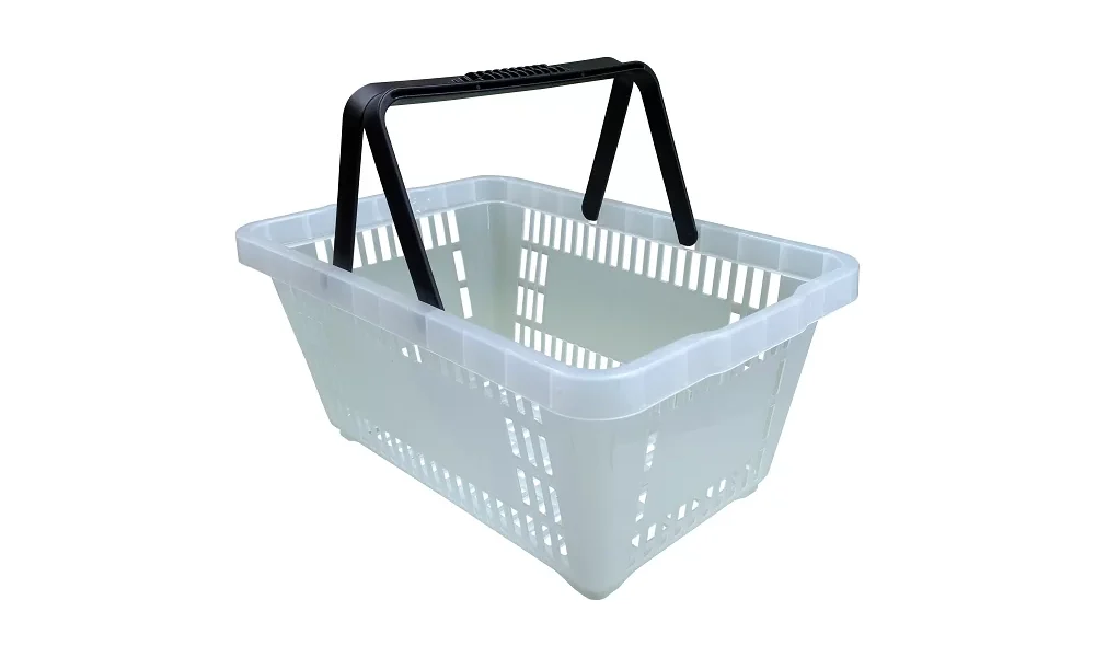 Cesta plástica para supermercados