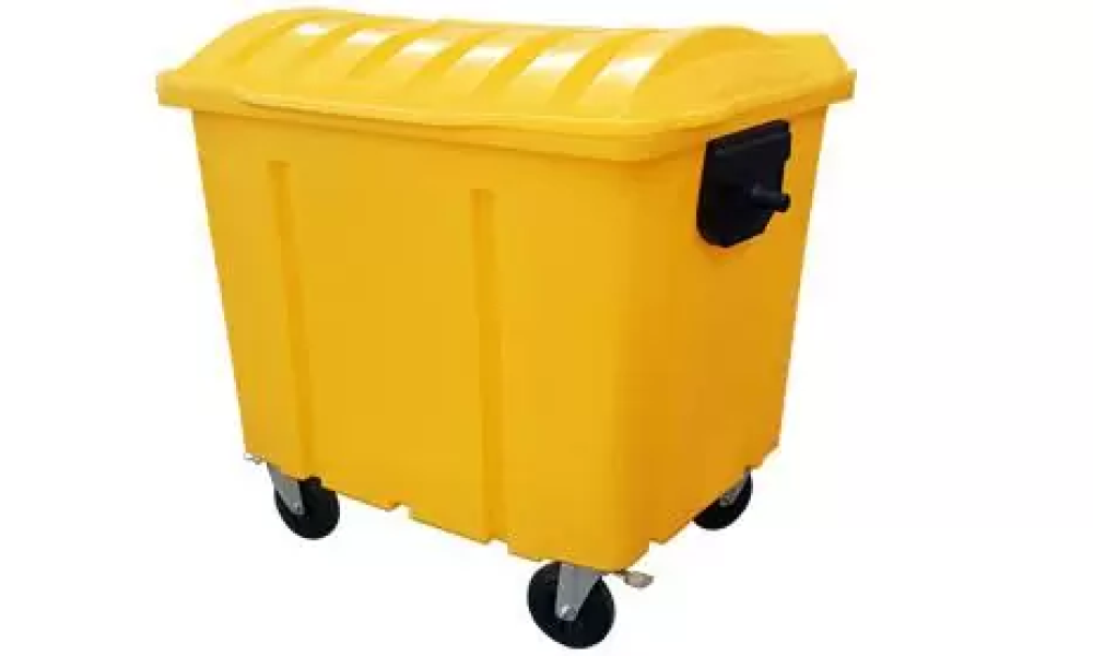 Container Lixo 1000L Coleta C/ Rodas