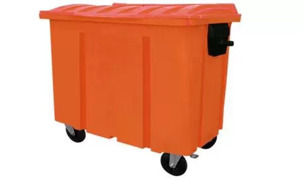 Container Lixo 500L Coleta C/ Rodas