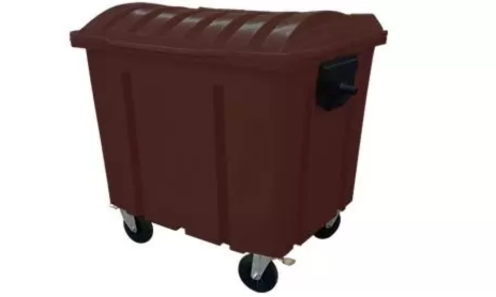 Container Lixo 1000L Coleta C/ Rodas