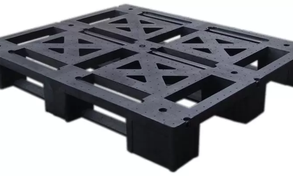 Pallet Plástico 100×120×15 (Travado com Alma de Aço)