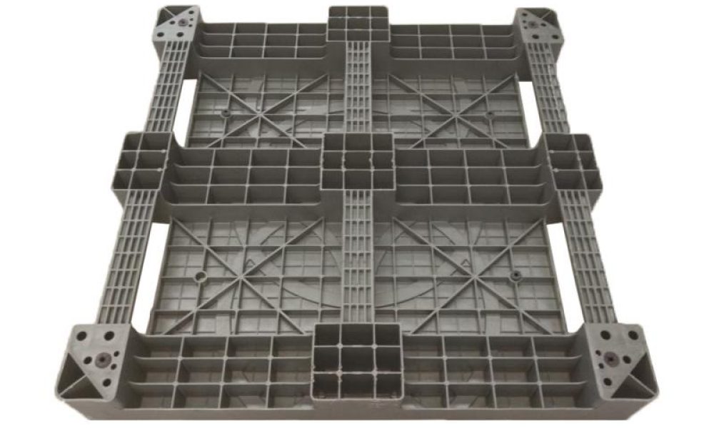 Pallet Plástico 110×110×14 cm para Tambor